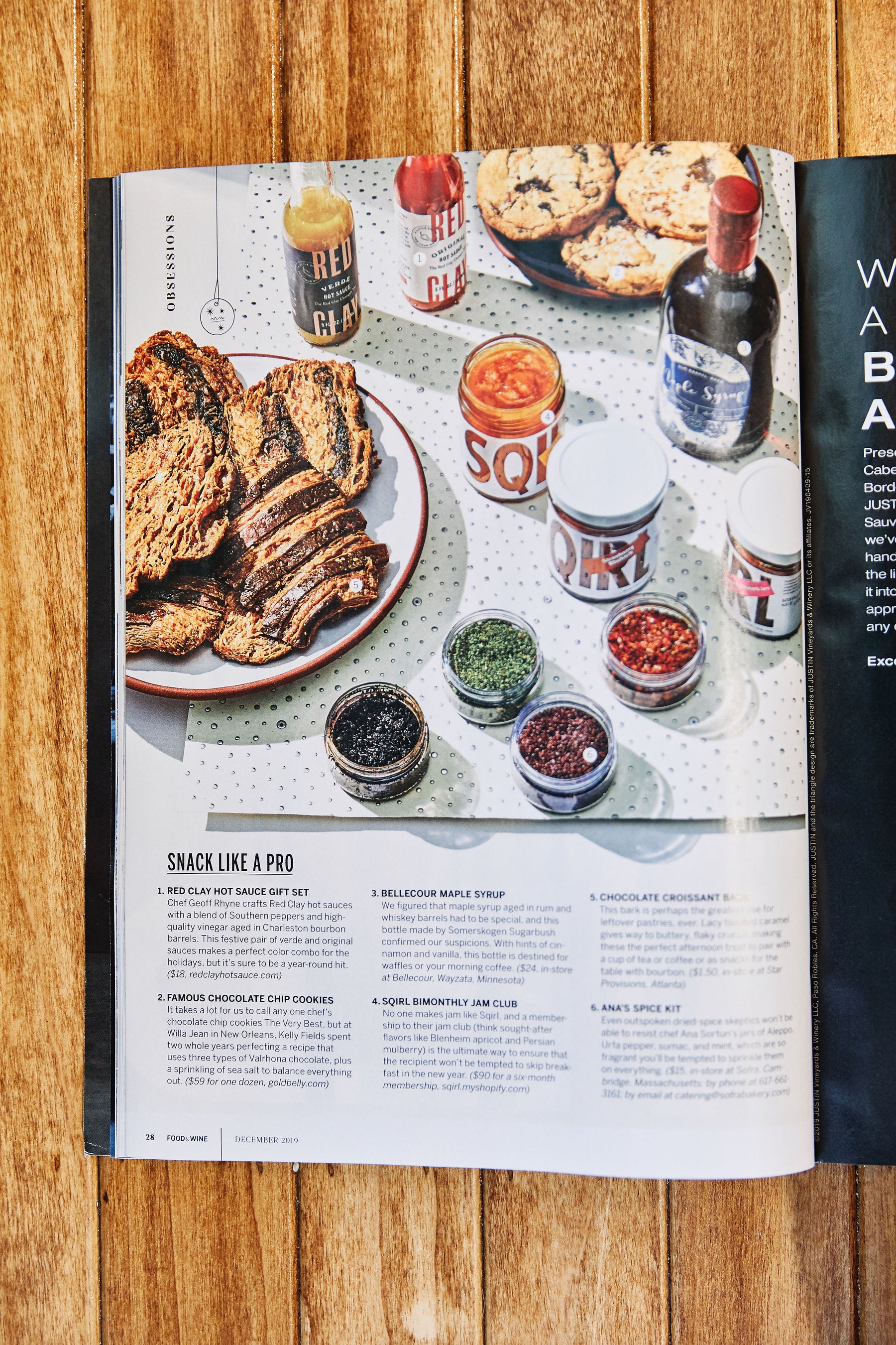 Food & Wine Mag includes Red Clay in Holiday Gift Guide