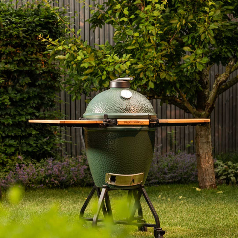Large Big Green Egg in an intEGGrated Nest+Handler with Mates Package