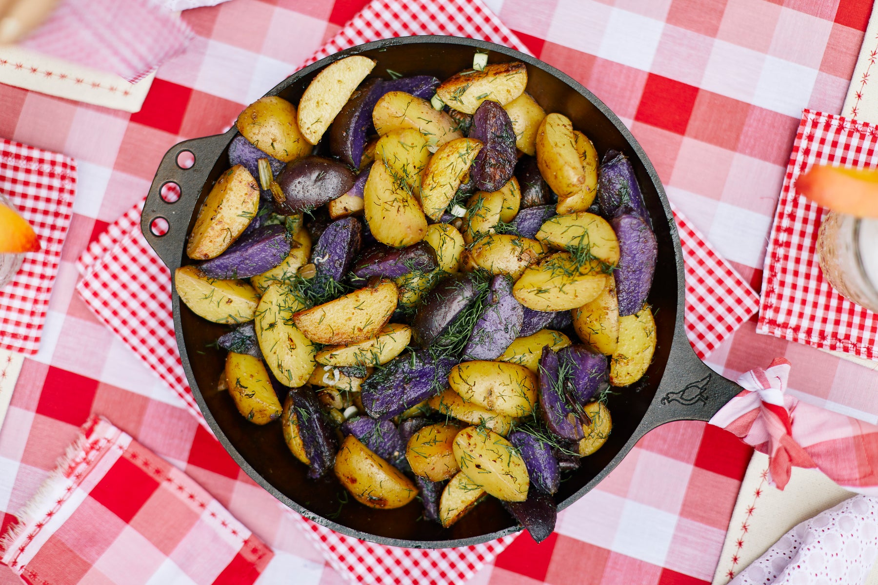 Pickle Juice Purple Potatoes