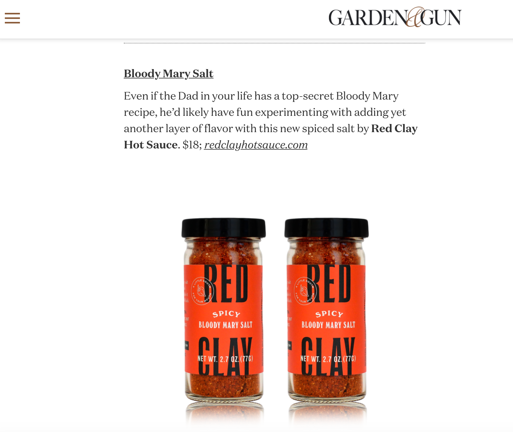 Spicy Bloody Mary Salt Best Gift for Dads