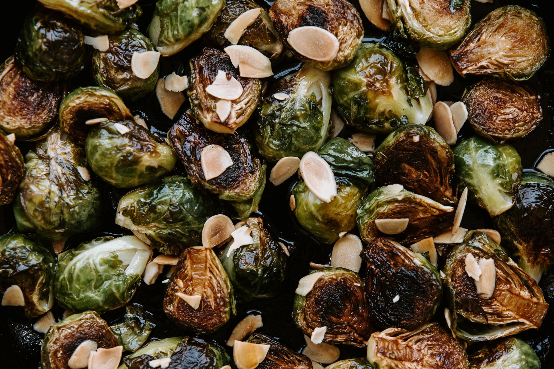 Brussels Sprouts with Sweet & Sour Sauce