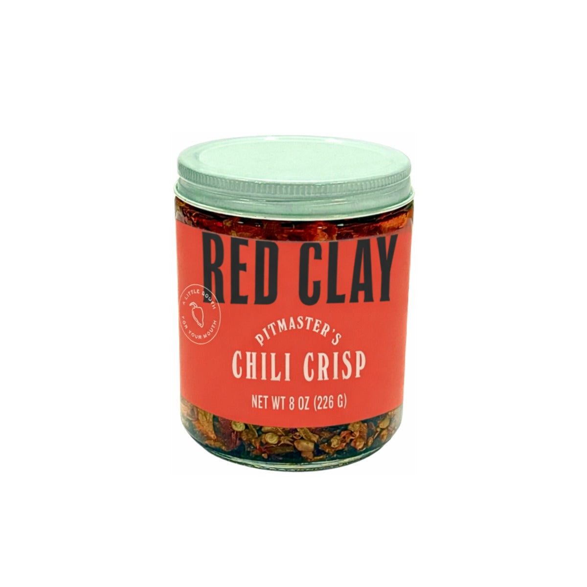 Red Clay Pitmaster's Chili Crisp jar