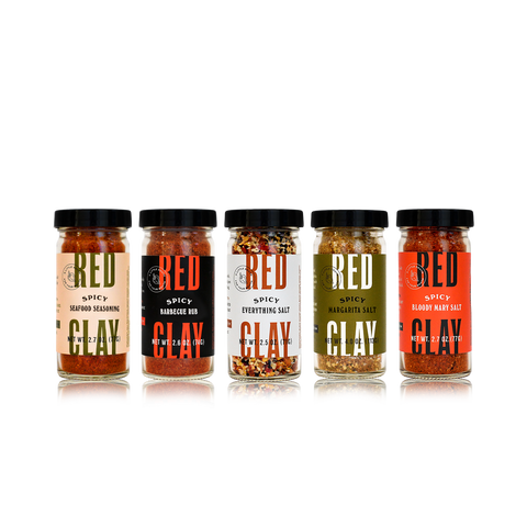 Ghost Peppers, Powder and Flakes Spice Gift Set Gift Box Color: Black